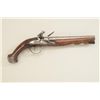 Image 1 : Italian flintlock holster size pistol circa  1760-1790 signed Martinoni on lock; 14”  overall; 8-1/4