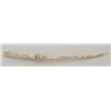 Image 1 : Samurai sword, bone handle, ivory blade, bone  scabbard, heavily engraved; signed; in  golden wood f