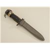 Image 2 : U.S. M4 bayonet marked K.I. with USM8A1  sheath marked PWH with tan woven and metal  hanger in overa