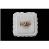 Image 1 : 10kt yellow gold gents diamond and sapphire  cluster ring. Est.$100-$300