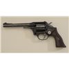 Image 1 : Hi Standard Sentinel Model R 101 DA revolver,  .22 cal., 6” barrel, black finish, checkered  maroon 