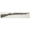 Spanish Mauser bolt-action rifle, 7.92mm  cal., 24” barrel, military re-finish, brown  painted wood 
