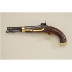 Aston 54 percussion Martial pistol 54 cal  brass mounted dated 1848 during Mexican War  Era. Restore