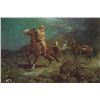 Color print from the estate of popular  Western artist Frank Tenney Johnson  (1874-1939) entitled “A