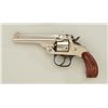 Image 2 : Smith & Wesson .32 DA 5th Model revolver, .32  cal., 3-1/2” barrel, nickel finish, mottled  red chec