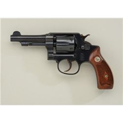 Smith & Wesson .32 Hand Ejector 5-screw DA  revolver, .32 Long cal., 3-1/4” barrel, blue  finish, ch