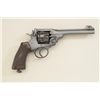 Image 2 : Webley MK 6,  1916 dated 455 cal D.A.  Military issue Revolver #208252.  Back of cyl  reduced for ha