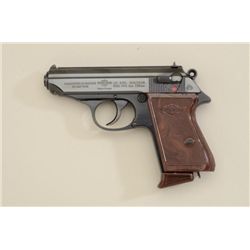 Walther PPK – 22LR manufactured by Manurhin  of France 500036.  Made 1950-60’s.  Fine  condition in