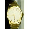 Sleek Mans gold tone Bulova watch. Estimate  $300-$500
