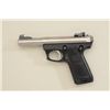 Ruger 22/45 semi-auto pistol, .22LR target,  stainless steel bull barrel with polymer  frame, #224-1