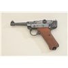 Luger semi-auto pistol by Stoeger , .22LR  cal., black finish, checkered wood grips,  #CL07110 in li