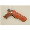 Image 2 : Smith & Wesson Model 41 semi-auto target  pistol, .22LR, blue finish, checkered wood  target grips, 