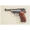 Image 1 : Walther P 38 Commercial series with polished  blue finish, wood grips presentation case  with Walthe