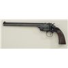 Image 1 : Smith & Wesson Model 1891 Single Shot Target  Pistol, First Model, .38 cal., 10” barrel,  old re-blu