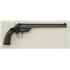 Image 2 : Smith & Wesson Model 1891 Single Shot Target  Pistol, First Model, .38 cal., 10” barrel,  old re-blu