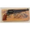 Image 1 : Uberti modern copy of a Remington Model 1858  percussion revolver, .44 cal., in excellent  used cond