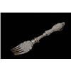 Image 1 : Custom antique pendant in form of caviar fork  in 14K gold (approx. 1-1/2 oz.) and nearly  3ct of ol