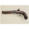 Image 1 : Allen and Thurber side hammer percussion  pistol circa 1840-50's, #146. 6"bbl 45 cal  rifled. Period