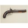 Image 2 : Allen and Thurber side hammer percussion  pistol circa 1840-50's, #146. 6"bbl 45 cal  rifled. Period