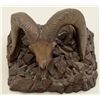 Image 1 : Brownell marked bronze of big horn sheep,  5-10 numbered, 4” in height by 5-1/2”, desk  size.  From 
