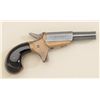 Earl Svendsen “Little Ace” single shot  diminutive spur trigger derringer, brass  frame, .22 BB & CB