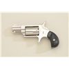 North American Arms diminutive spur trigger  revolver, .22LR cal., stainless steel,   checkered hard