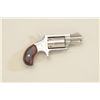 North American Arms diminutive spur trigger  revolver, .22LR cal., stainless steel, wood  grips, #C6