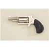 North American Arms diminutive spur trigger  revolver, .22 Mag. cal., stainless steel,  hard rubber 