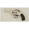 Image 1 : Smith & Wesson .38 DA top break revolver, .38  cal., 3-1/4” barrel, nickel finish,  checkered black 