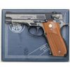 Smith & Wesson Model 39-2 DA semi-auto  pistol, non-factory engraved, 9mm cal., 4”  barrel, blue fin
