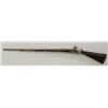 Image 1 : Turkish or Caucasian Miquelet flintlock rifle  with pearl and small brass concentric inlays  attribu