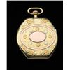 Image 2 : Unusual shaped open face Elgin pocket watch  with multi-colors; working at time of  description, not