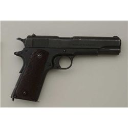 Colt 1911 U.S. property marked #297049.  Rebuilt for WWII. 92-96% arsenal rebuilt  condition with fi