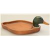 Image 1 : Big Sky carvers duck bowl for table or desk;  17” by 6” in height. From the estate of  Robert Peters