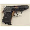 Iver-Johnson Model TP DA semi-auto pistol,  .22 cal., blue finish, checkered plastic  grips, #AE2749