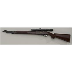 Remington Nylon 12 Model bolt-action rifle,  .22 short, long or LR cal., 19-1/2” barrel,  blue finis