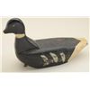 Image 2 : Early carved wood decoy approx. 11” in height  by 16” long by nearly 6” wide, neck and body  in two 