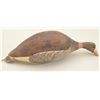 Image 1 : Treated and painted canvas decoy measuring  approx. 23” overall with 70% paint, metal  hanger intact