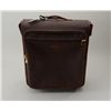 Two pieces of high grade luggage, one roller  garment bag, “French” MAF. Co., USA, leather  and fine