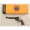 Image 1 : Ruger New Model Single-Six revolver, .22  cal., 6-1/2” barrel, blue finish, smooth wood  medallion g