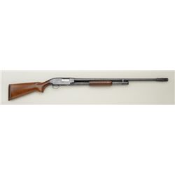 Winchester Model 12 takedown pump action  shotgun, 12 gauge, 2-3/4” chamber, full  choke, 30” barrel