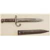 Image 3 : Remington-marked bayonet with scabbard for  rolling block rifle, 8-3/4” balde; tip  trimmed; some pi