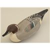 Image 4 : R.W. Maloney signed duck decoy dated 1977  made from balsa, WW II vintage.  Est.:   $100-$300.