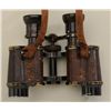 Image 2 : WW II era 8  X 24 binoculars by  Wacht-Hensoldt with leather strap in overall  good condition showin