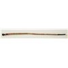 Old woven and colored horsehair long quirt,  approx. 32” overall, possibly Prison made,  showing som