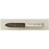 Image 2 : Military mess kit knife marked U.S. and 1917  with R.I.A. inspection mark in well-used  condition. F