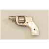 Image 1 : Sedgley Model 1920 folding trigger revolver,  .22 cal., 1-1/2” barrel, nickel finish, pearl  grips, 