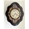 Image 1 : Fancy French wall clock, 19th century by C.  Chavagnat A Bellegardt; converted to electric  movement