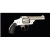 Image 2 : Smith & Wesson .38 Safety Hammerless DA  revolver, .38 S&W cal., 3-1/4” barrel, nickel  finish, chec