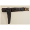 Image 1 : Interesting slim jim style old leather  holster that fits a Colt ’51 Navy percussion  revolver with 